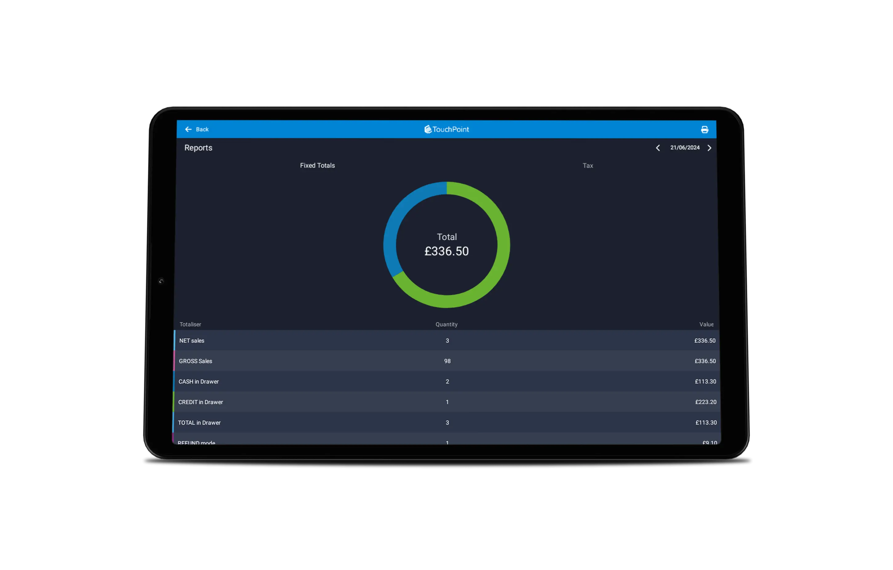 Placeholder mobile setup for TouchPoint Lite